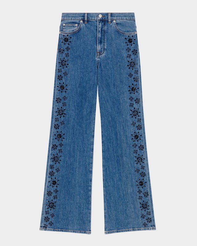 Embroidered Jeans